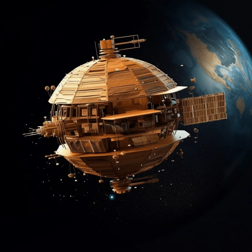 Японские учёные создали деревянный космический спутник