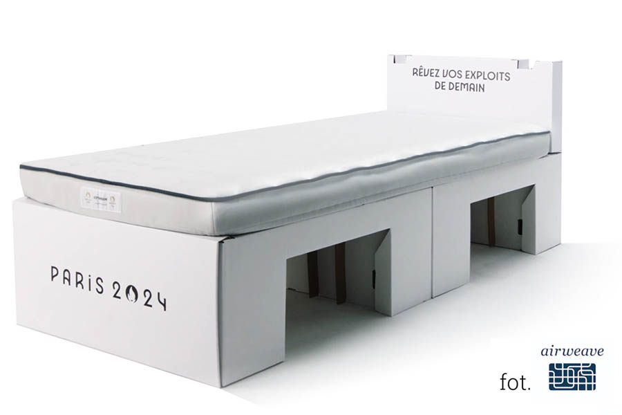 Кровати из гофрокартона для спортсменов