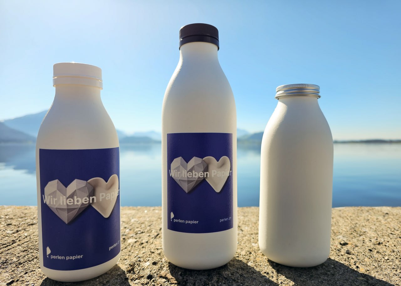 Вместо пластика и стекла: Perlen начнет выпуск бумажных бутылок Pulpex