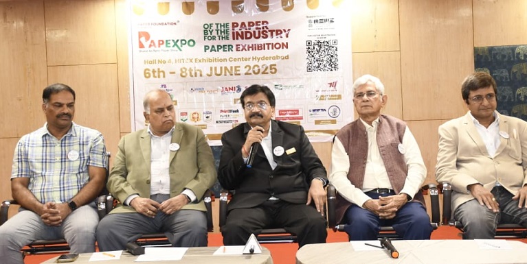 Первая в Индии специализированная выставка бумажной промышленности PAPEXPO 2025 стартует в Хайдарабаде