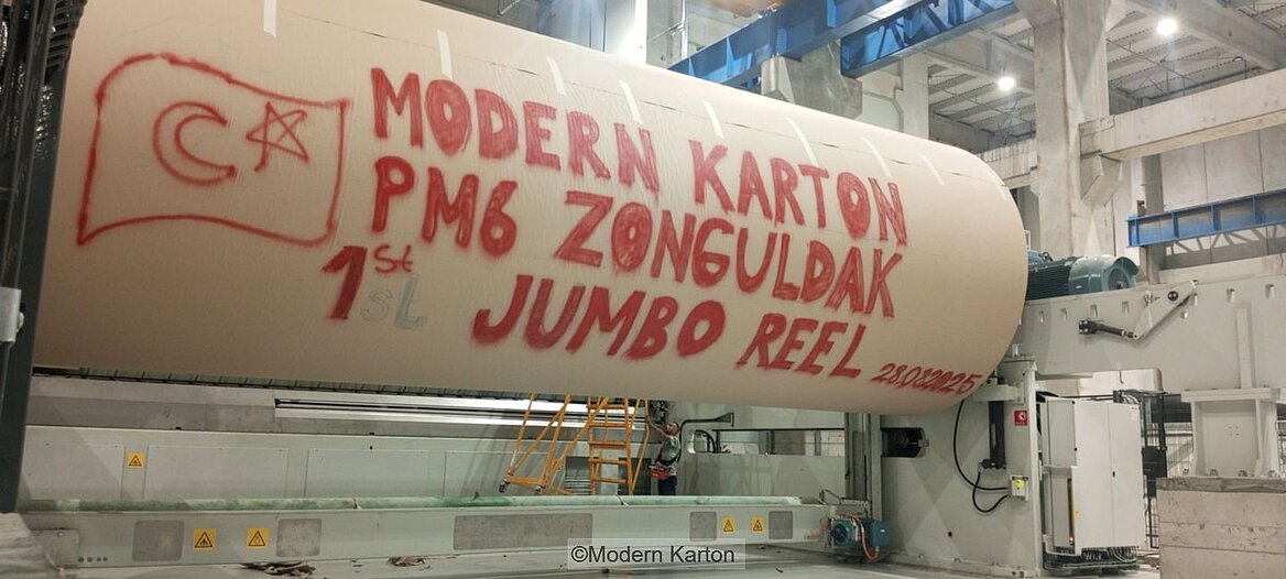 Турецкая компания Modern Karton запускает новую бумагоделательную машину