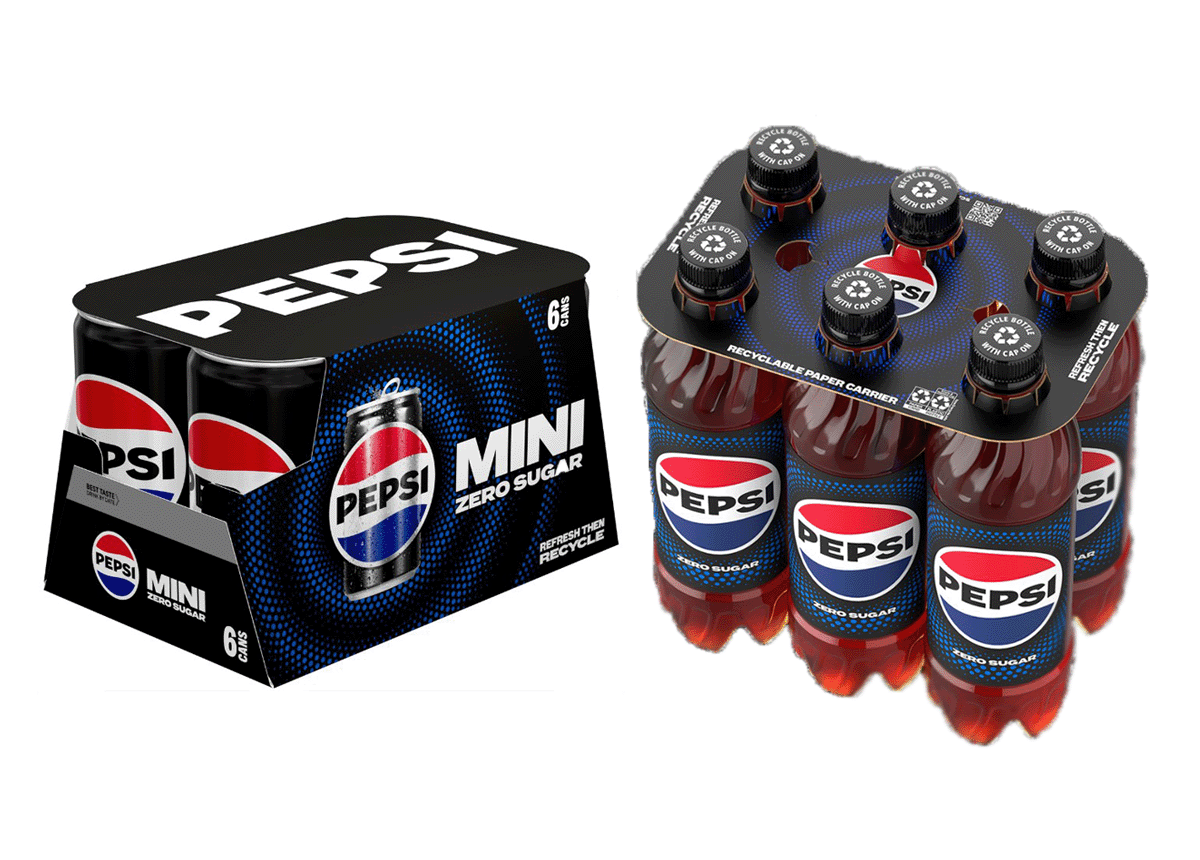Pepsi переходит на картонные упаковки 