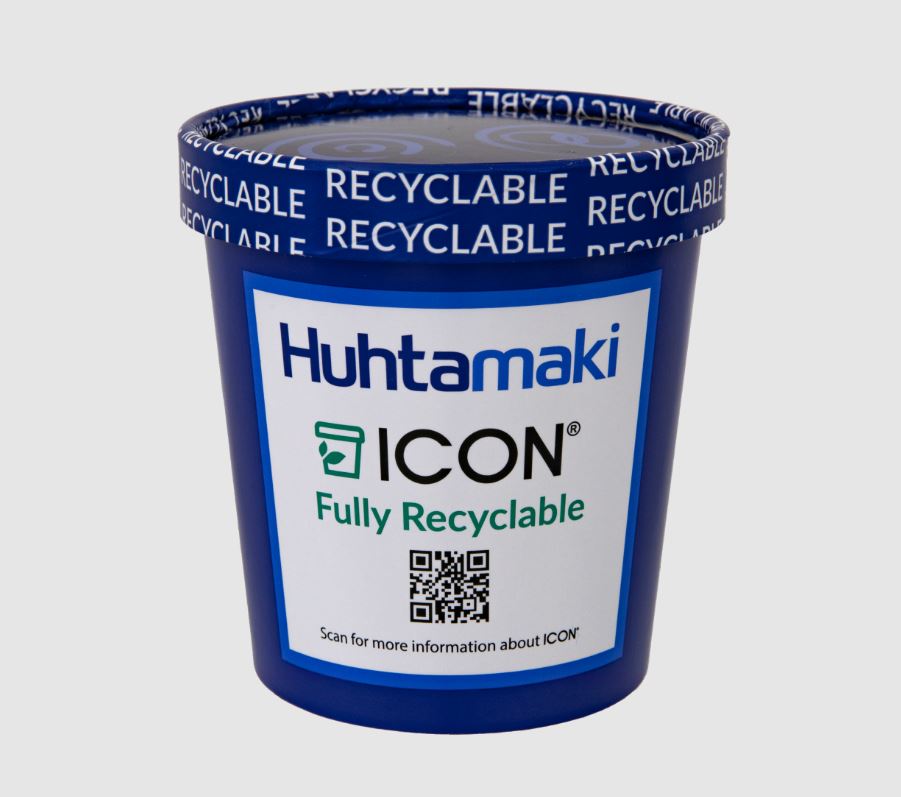 Компания Huhtamaki внедряет возобновляемый биоматериал для упаковки мороженого 