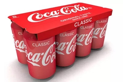 На рынке США впервые будет предложена групповая картонная упаковка для Coca-Cola 