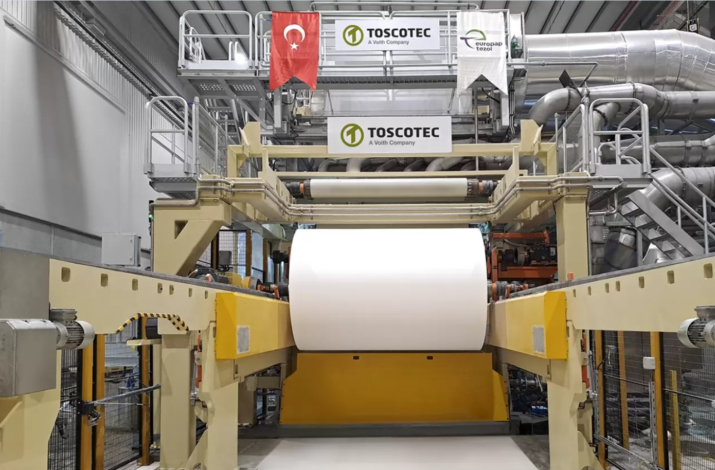 Новый стандарт производства бумаги: на заводе Europap Tezol Kağit запустили БДМ