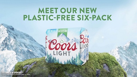 Coors Light отказался от использования пластика в групповых упаковках 