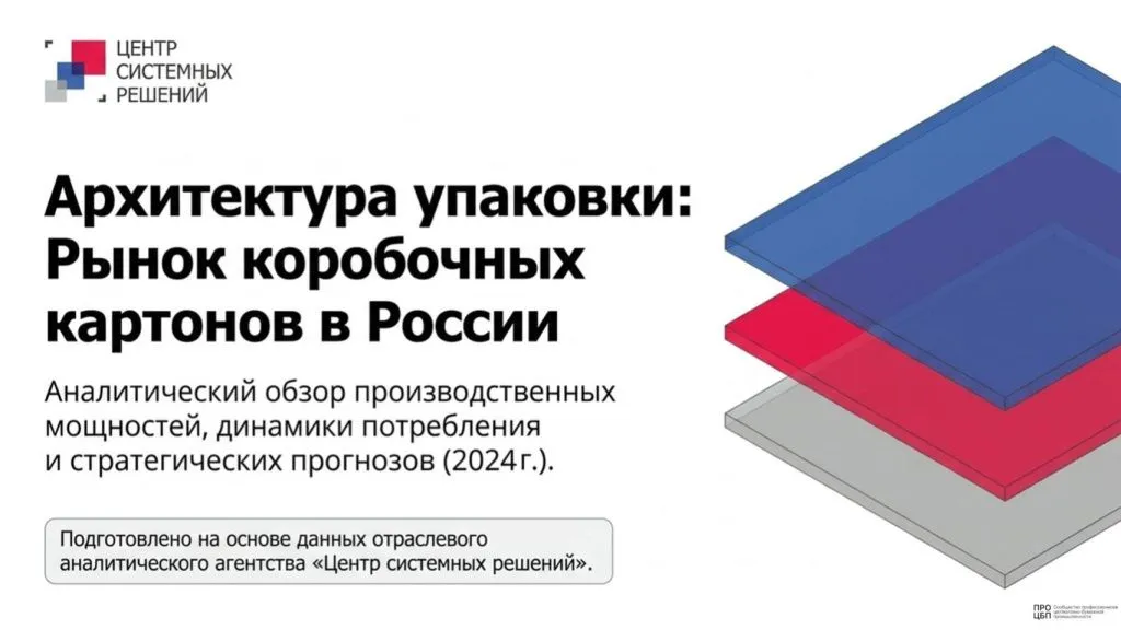 Обзор аналитического отчета ЦСР «Рынок коробочных картонов в России в 2024 году»