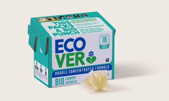 Ecover презентовала необычную экологичную упаковку 