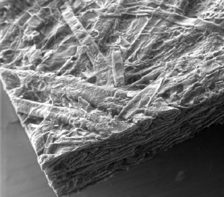 Деформативность картона-лайнера при изгибе