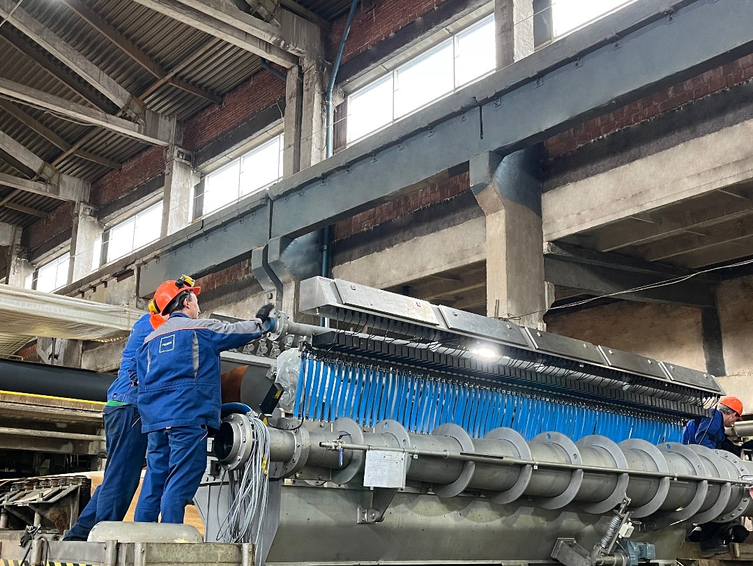На ПЦБК модернизировали ключевой узел картоноделательной машины