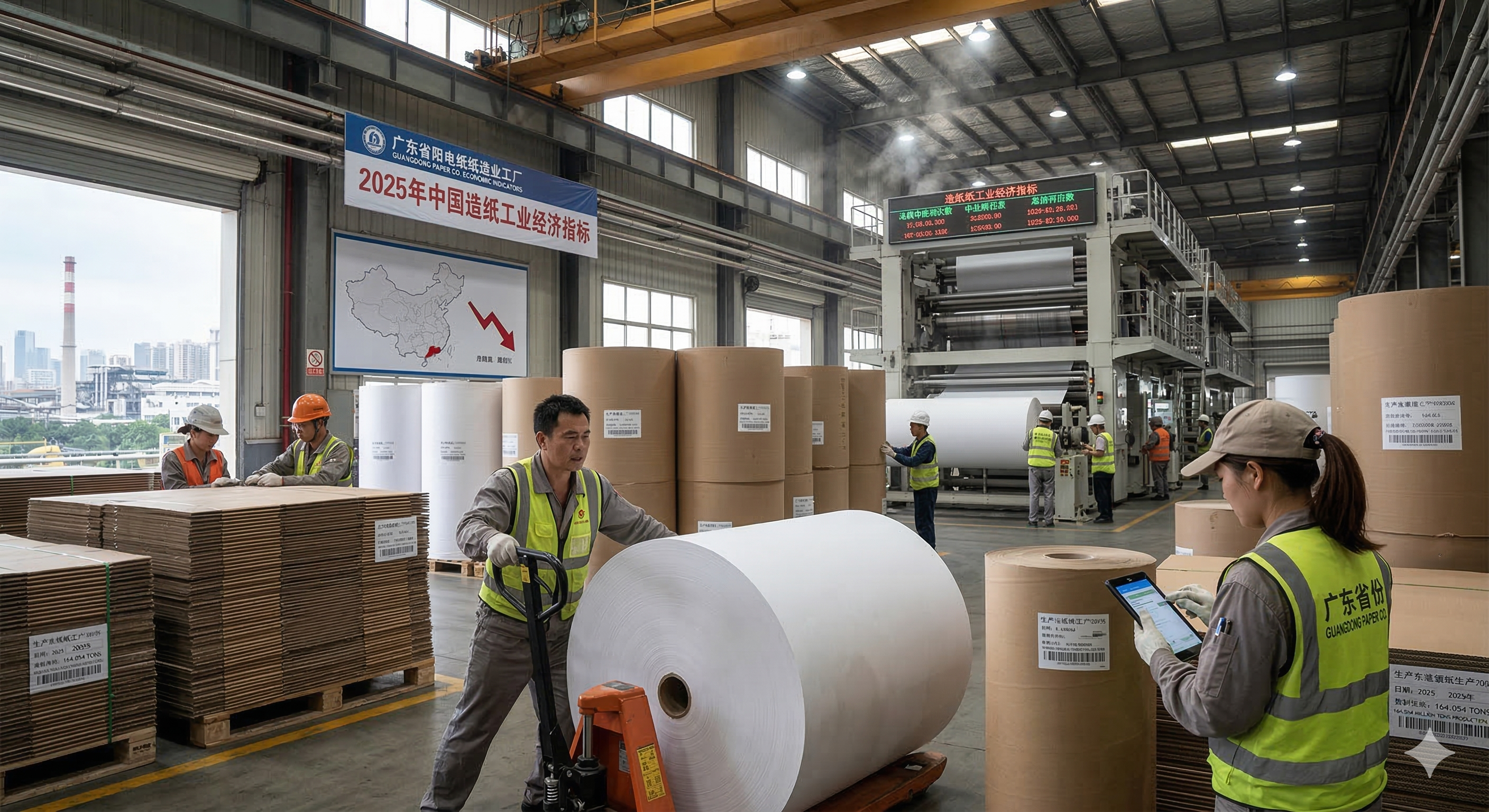 Экономические показатели бумажной промышленности Китая в 2025 году